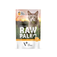 Raw Paleo Sterilised Cat Curcan, 100 g